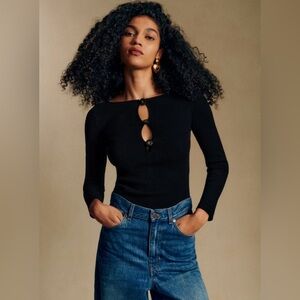NWOT | Sézane | Megane Jumper | Black | Small